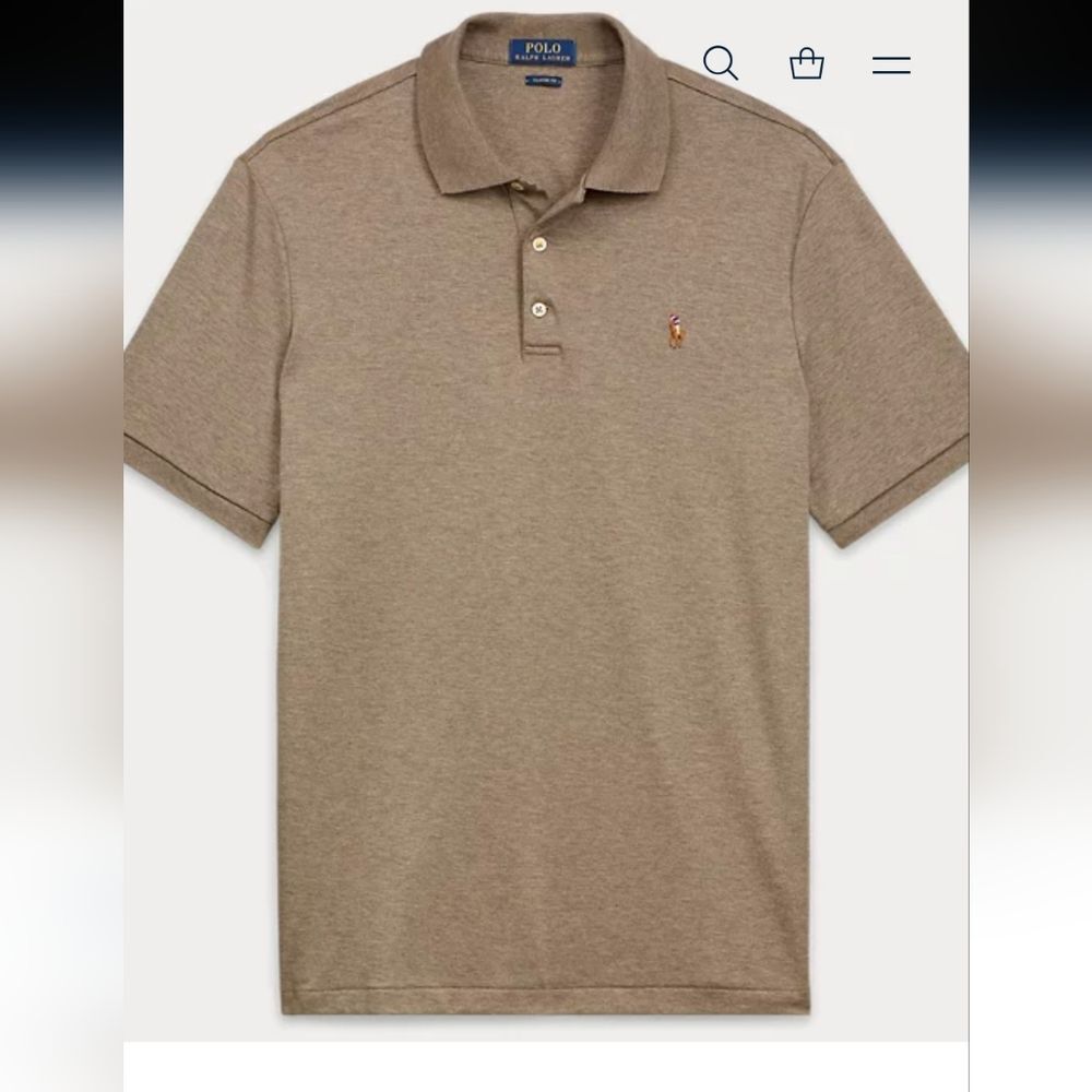 Polo Ralph Lauren men's slim fit soft touch Polo size Medium